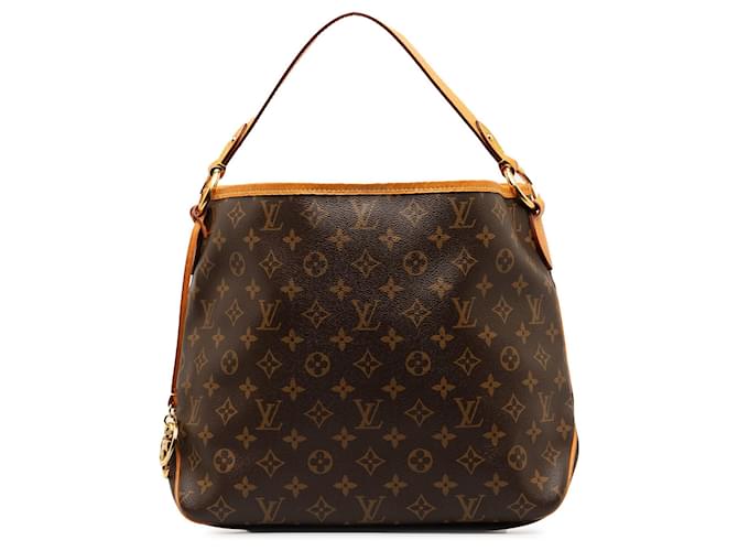 Brown Louis Vuitton Monogram Delightful PM Tote Bag Leather  ref.1268356
