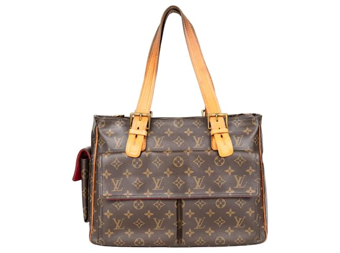 Louis Vuitton Canvas Monogram Multipli Cite Shoulder Bag Brown Cloth  ref.1268379