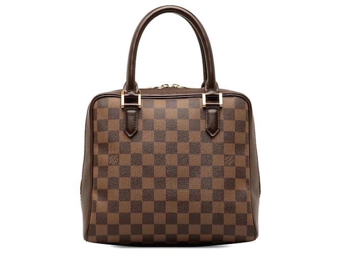 Brown Louis Vuitton Damier Ebene Brera handbag Leather  ref.1268571