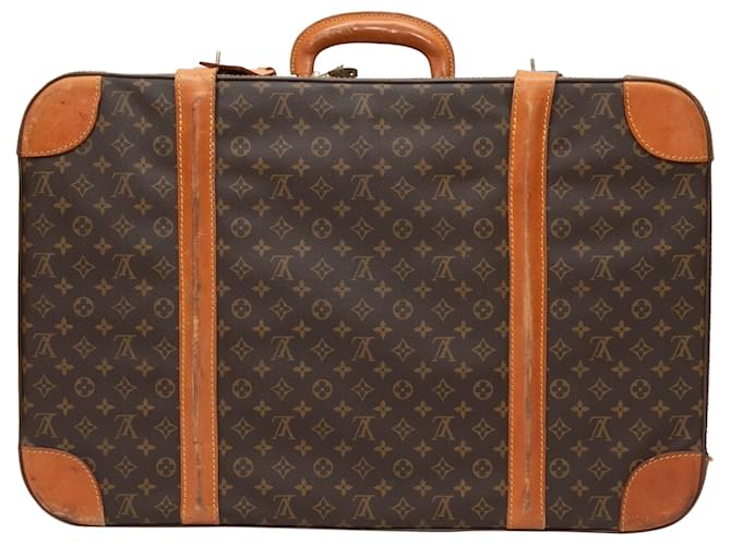 Vintage Brown Louis Vuitton Monogram Suitcase Leather  ref.1268635