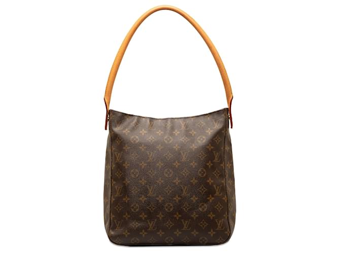 Brown Louis Vuitton Monogram Looping GM Shoulder Bag Leather  ref.1268659