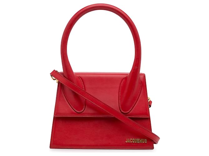 Red Jacquemus Le Grand Chiquito Satchel Leather  ref.1268786