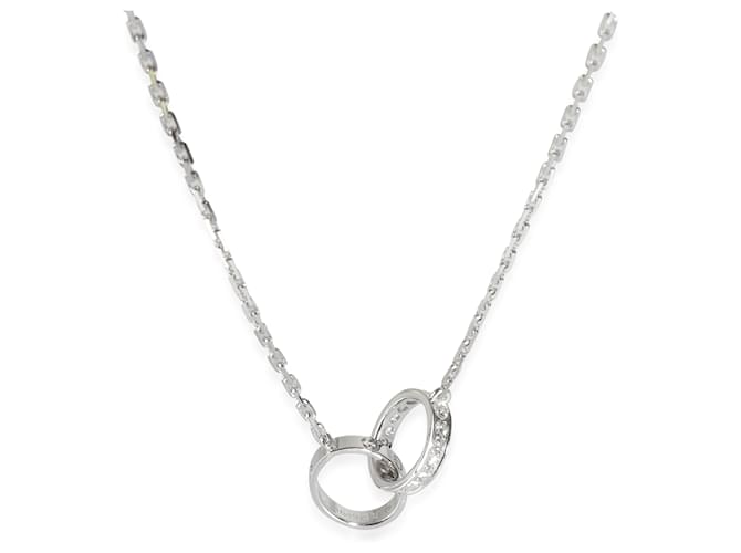 Cartier Love Fashion Necklace in 18K white gold 0.22 ctw  ref.1268832