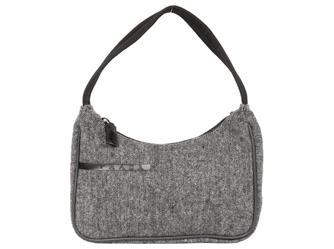Prada Sport Hobo Bag Grey Wool  ref.1268856