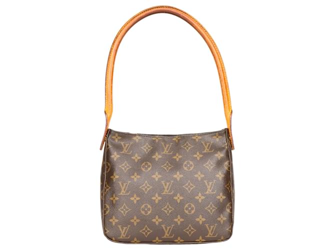 Louis Vuitton Canvas Monogram Looping PM Shoulder Bag Brown Leather  ref.1268876