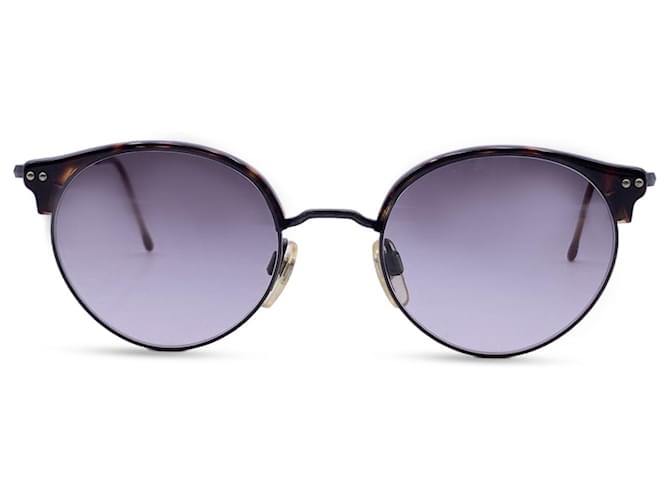 Giorgio Armani Mod de óculos de sol redondos vintage. 377 Col. 063 47/20 140mm Marrom Metal  ref.1268955