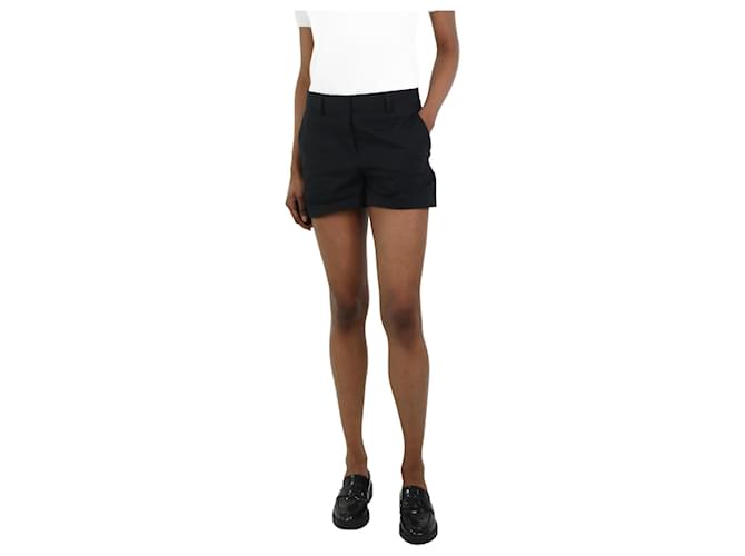Theory Black mini pocket shorts - size US 2 Cotton  ref.1269015