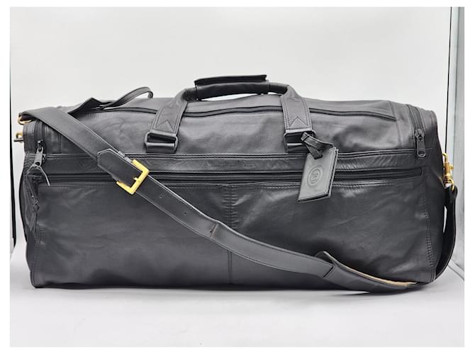 Christian Dior Boston Travel Duffle Bag Black Leather  ref.1269162
