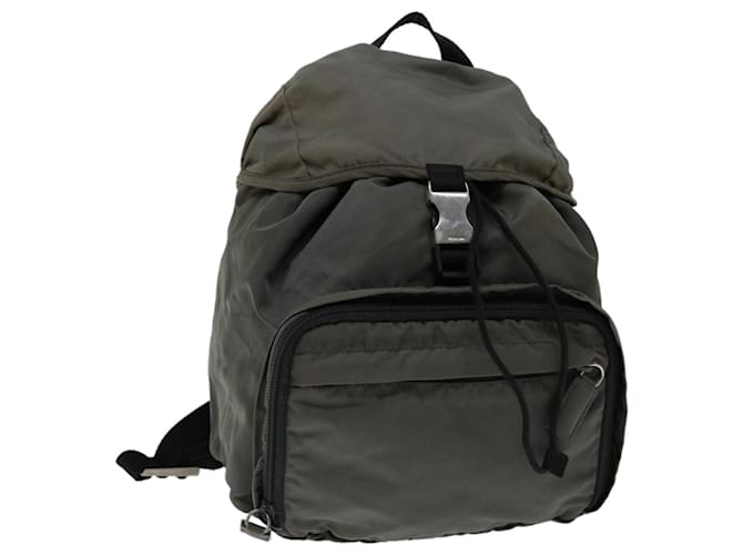 PRADA Backpack Nylon Gray Auth bs12211 Grey  ref.1269177