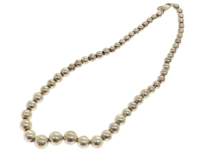 Autre Marque Tiffany&Co. Pearl Necklace Ag925 Silver Auth am5862 Silvery  ref.1269187