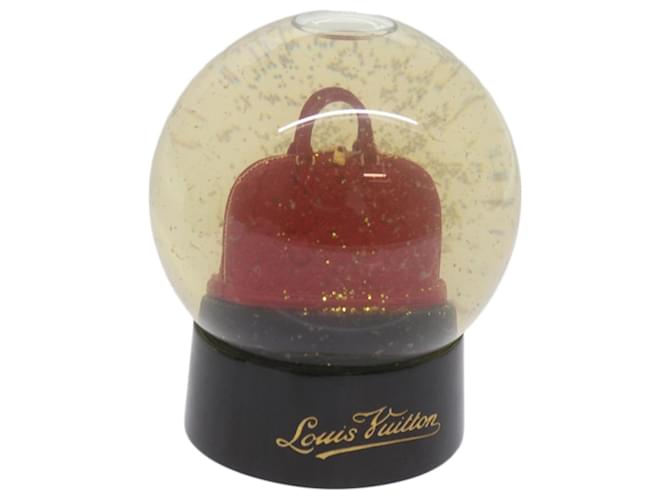 LOUIS VUITTON Snow Globe Alma VIP Limited Clear Red LV Auth 66884 Glass  ref.1269209