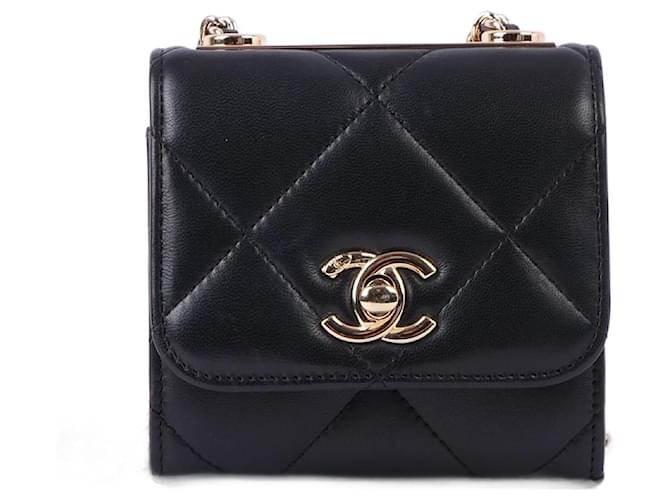 Trendy CC CHANEL  Handbags   Leather Black  ref.1269286