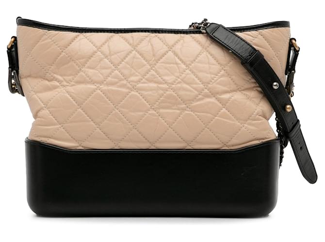 Beige Chanel Medium Lammleder Gabrielle Umhängetasche  ref.1269333