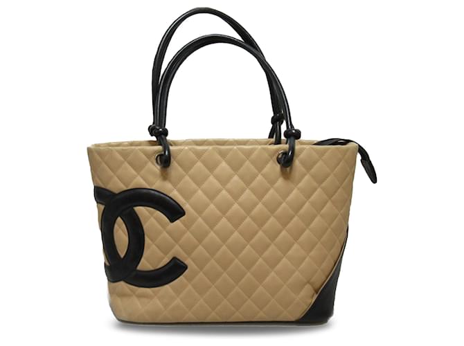 Tan Chanel Large Cambon Ligne Tote Camel Leather  ref.1269368
