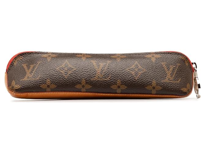 Brown Louis Vuitton Monogram Elizabeth Pencil Case Cloth  ref.1269448