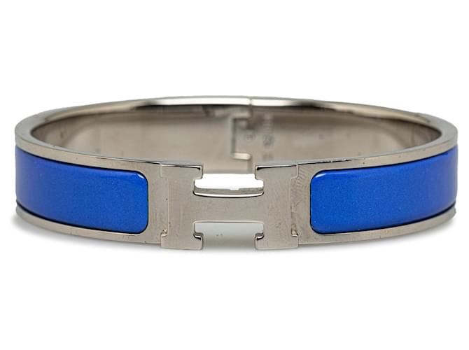 Hermès Blue Hermes Clic Clac H Bracelet Metal  ref.1269510