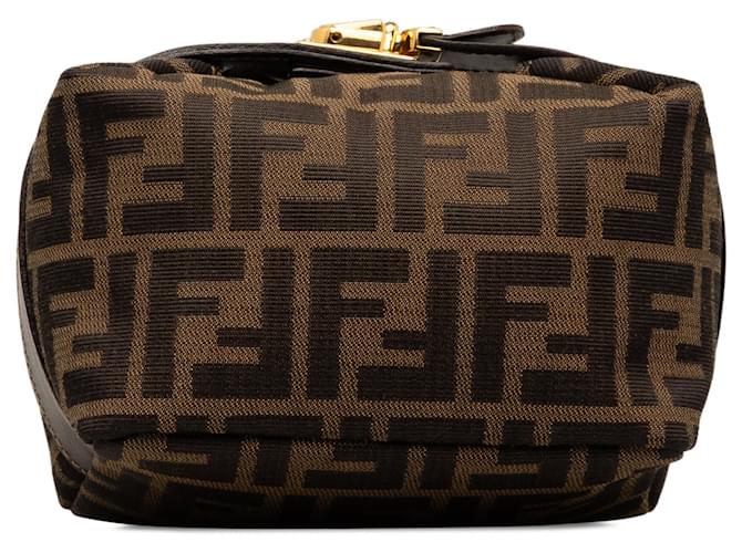 Brown Fendi Zucca Handbag Leather  ref.1269511