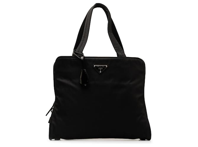 Black Prada Tessuto Handbag Leather  ref.1269617