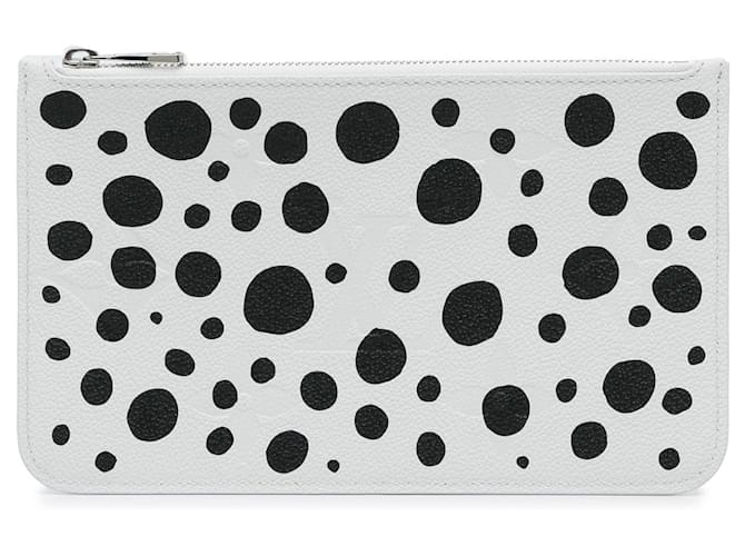 Bolsa branca Louis Vuitton x Yayoi Kusama Monograma Infinity Dots Neverfull Branco  ref.1269704