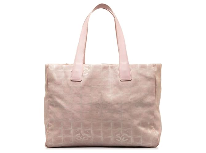 Pink Chanel New Travel Line Tote Leather  ref.1269753