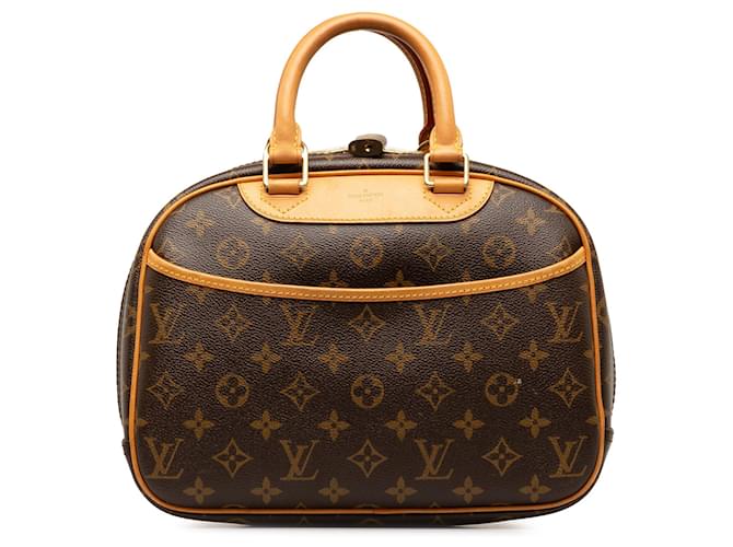 Brown Louis Vuitton Monogram Trouville Handbag Leather  ref.1269771
