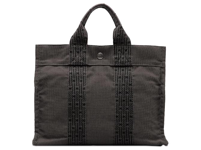 Hermès Gray Hermes Herline PM Tote Bag Cloth  ref.1269789