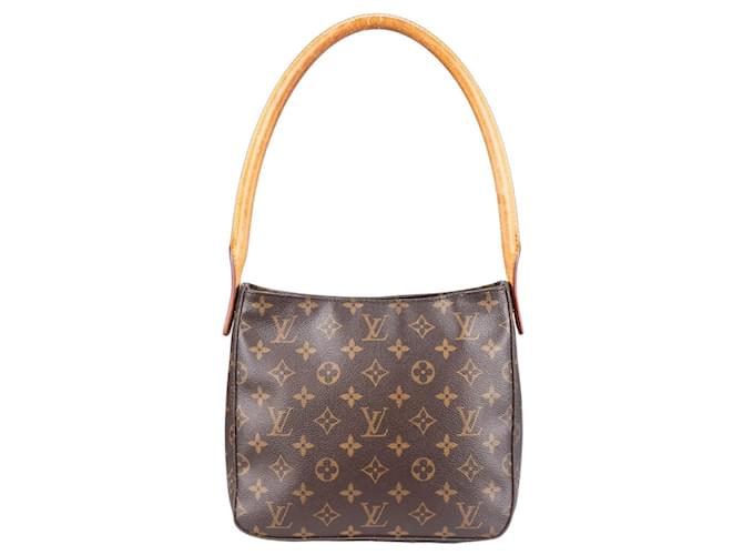 Louis Vuitton Canvas Monogram Looping MM Shoulder Bag Brown Leather  ref.1269823