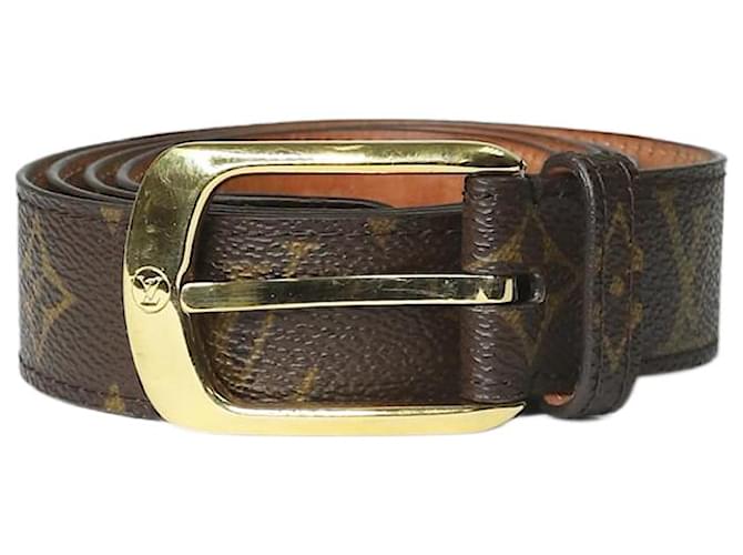 Louis Vuitton Brown Monogram Ellipse belt Cloth  ref.1269898