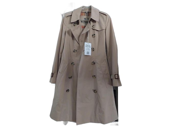 Gabardina Burberry Chelsea Beige de Algodón