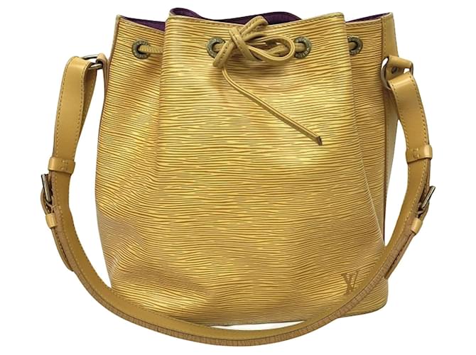 Louis Vuitton Noe Yellow Leather  ref.1270135