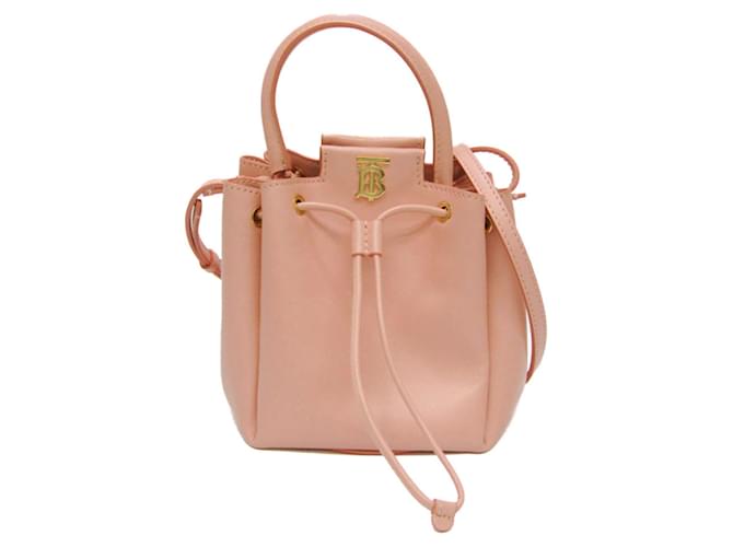 Burberry TB Pink Leder  ref.1270148