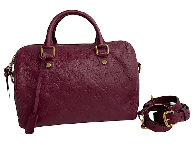 Louis Vuitton Speedy bandoulière 25 Purple Leather  ref.1270194