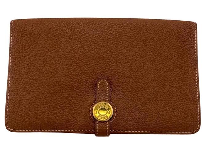 Hermès Dogon Brown Leather  ref.1270233