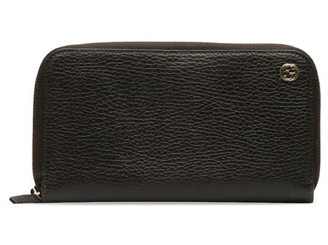 gucci Brown Leather  ref.1270242