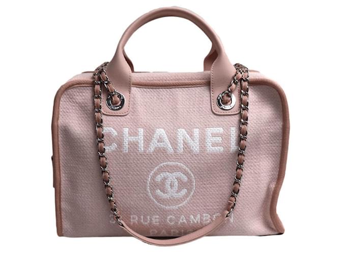 Chanel Deauville Pink Cloth  ref.1270255