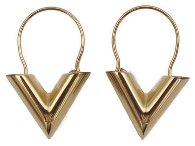 Louis Vuitton Essential V Dourado Metal  ref.1270354