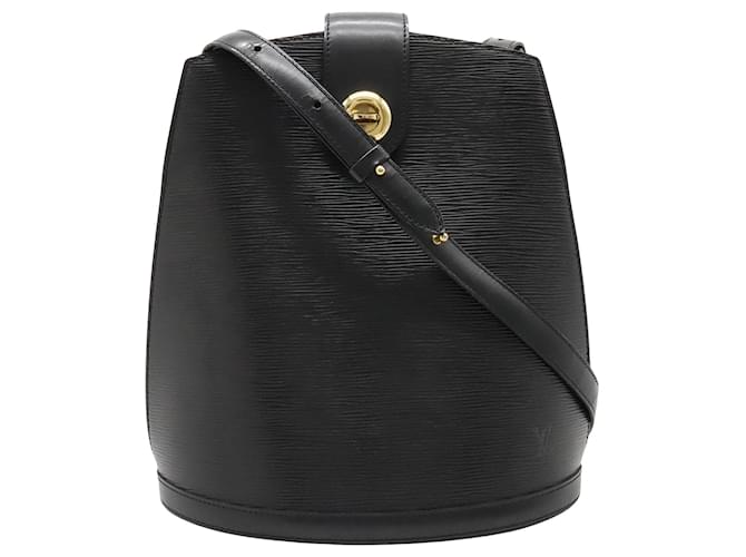 Louis Vuitton Cluny Negro Cuero  ref.1270432