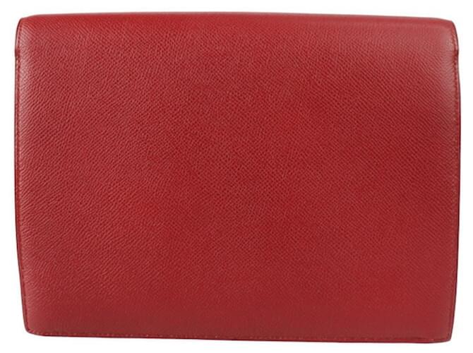 Hermès Faco Red Leather  ref.1270469