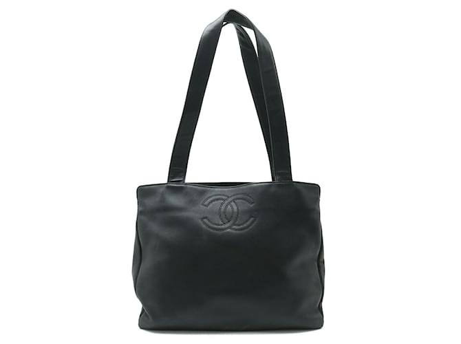 Chanel Black Leather  ref.1270530