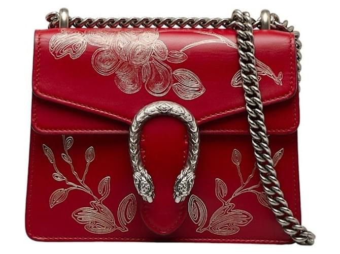Gucci Dionysus Red Leather  ref.1270650