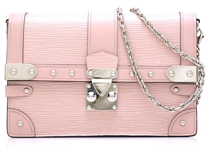Louis Vuitton Trunk Pink Leder  ref.1270687