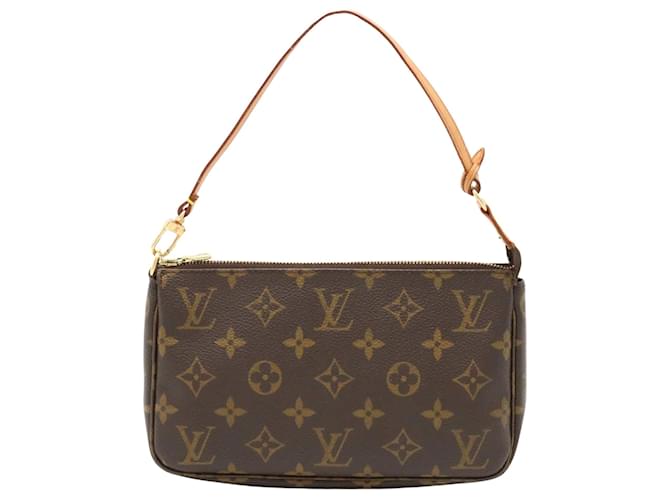 Louis Vuitton Pochette Accessoire Brown Cloth  ref.1270767