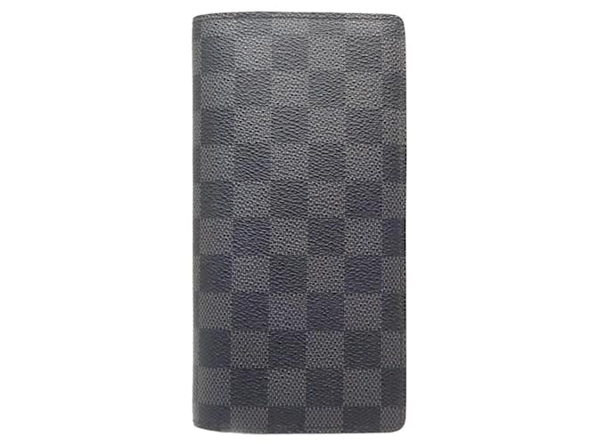 Louis Vuitton Portefeuille Brazza Grey Cloth  ref.1270838