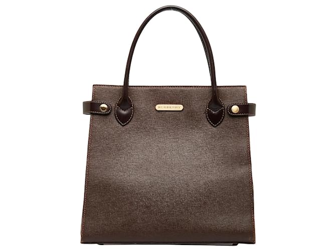 BURBERRY Brown Leather  ref.1270862