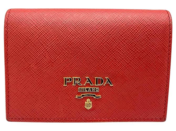 Prada Saffiano Red Leather  ref.1270903