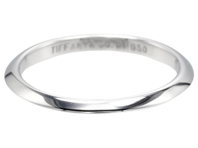 Tiffany & Co Knife Edge Silvery Platinum  ref.1270911