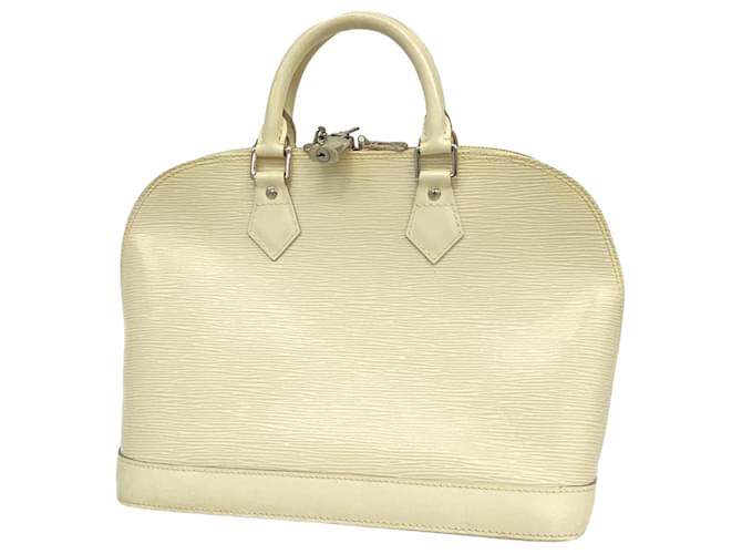 Louis Vuitton Alma White Leather  ref.1270955