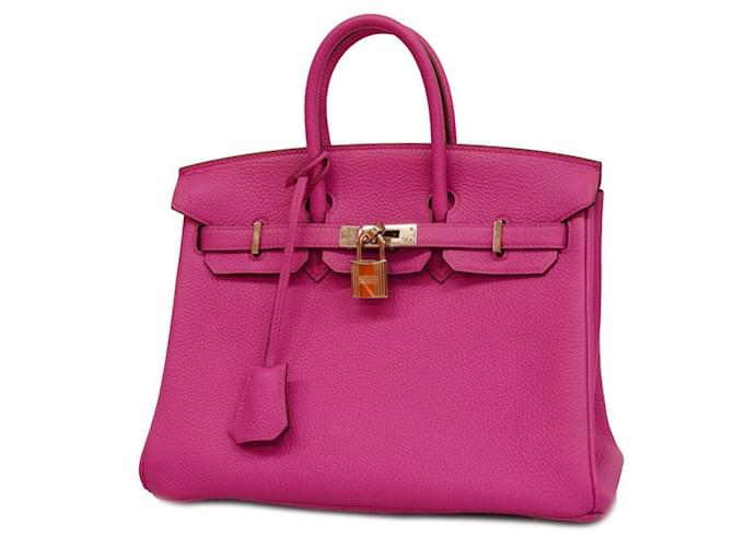 Hermès HERMES BIRKIN 30 Pink Leder  ref.1271018