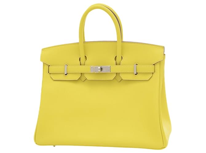 Hermès Birkin 25 Yellow Leather  ref.1271089