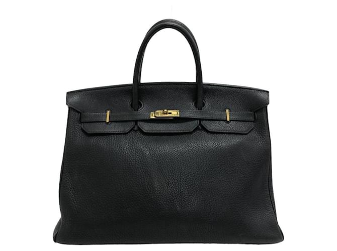 Hermès Birkin 40 Black Leather  ref.1271104